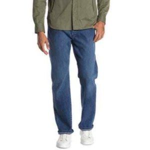 True Religion Men's Ricky Relaxed Straight Blue Denim Jeans Size 38